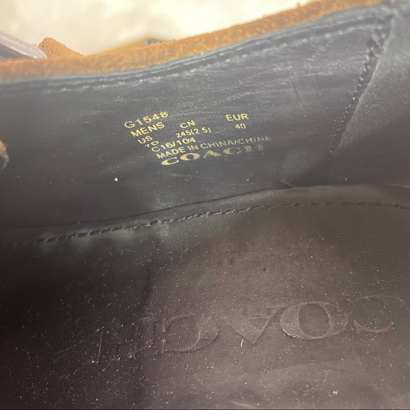 Coach Bleecker Double Monk Shoe- Men's size 7 - Picture 6 of 7